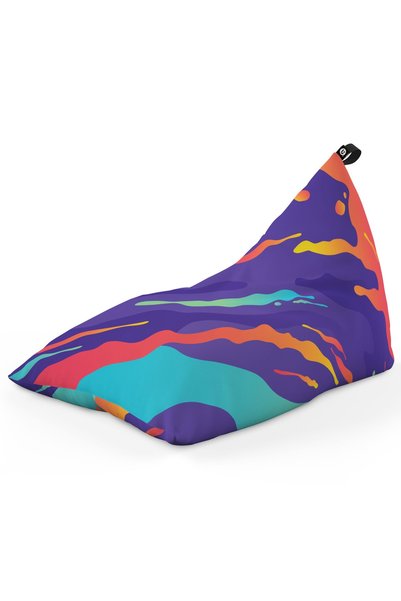 Updeco Fotoliu Puf Bean Bag tip Lounge, sac interior, impermeabil, indoor/out...