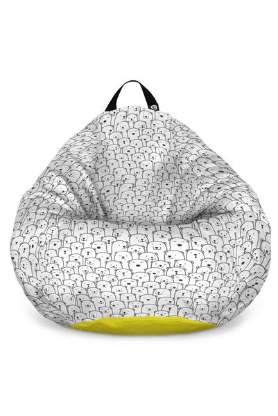 Updeco Fotoliu Puf Bean Bag tip Para L, impermeabil, indoor/outdoor, sac inte...