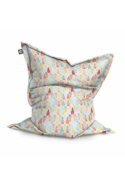 Updeco Fotoliu tip pernă, impermeabil, pentru interior/exterior, sac interior...