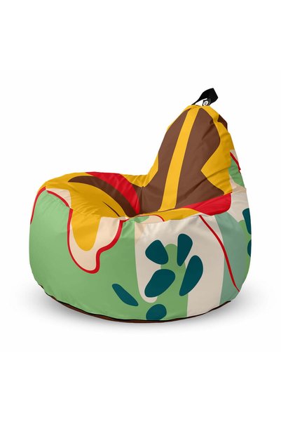Updeco Fotoliu Puf Bean Bag tip Big Chill, impermeabil, de interior/exterior,...