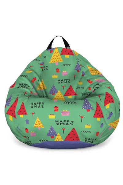 Updeco Fotoliu Puf Bean Bag tip XL, impermeabil, pentru interior/exterior, sa...