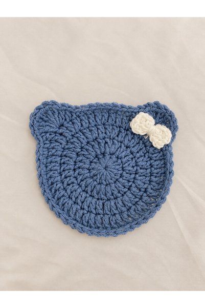 Generic Brand Handmade Woolen Bear Head Coaster