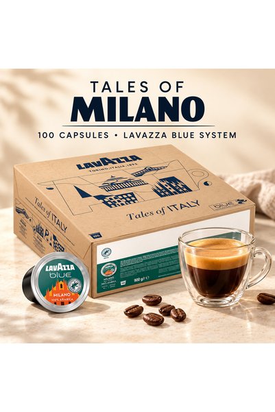 LavAzza Capsule de espresso Blue Tales de la Milano, 100 bucăți, 100% Arabica...