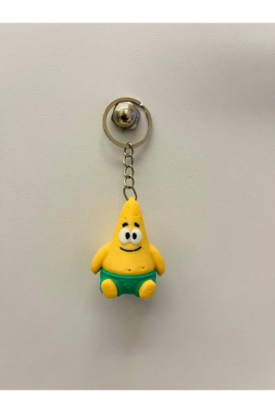 taso8090 3D-Printed Keychain and Bag Charm Featuring a Yellow Starfish