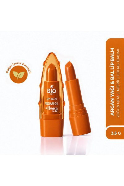 Bio Asia Argan Oil & Honey & Aloe Vera Lip Balm – Natural Lip Nourisher with ...