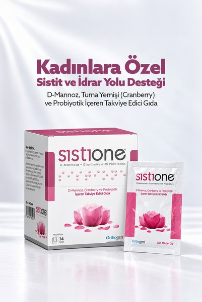 Orthogen Sistione 14 Saşe | D-Mannoz, Cranberry ve Probiyotik İçeren Takviye ...