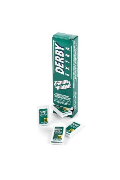 Derby Set of 100 razor blades, Extra Razors