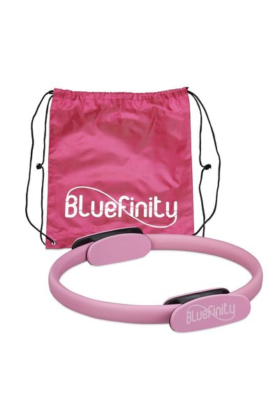 Relaxdays Inel de Pilates Bluefinity Pink, roz, 5,5 x 37 x 40 cm