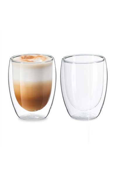 Relaxdays Pahare pentru latte macchiato, 350 ml
