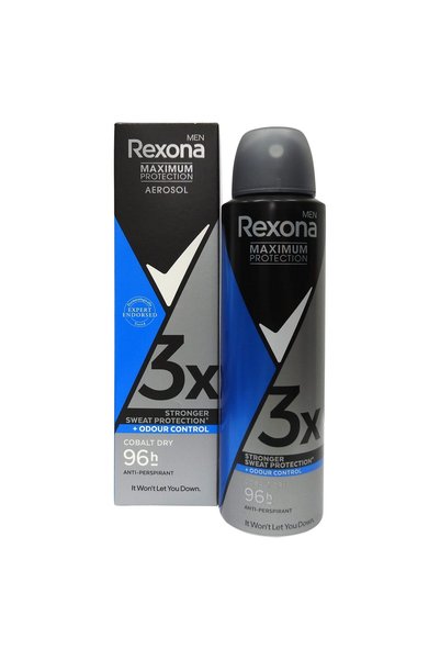 Rexona Antiperspirant Deodorant, Rexona, Maximum Protection 150 ml Men Cobalt...