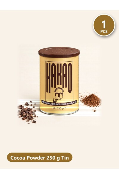 Mehmet Efendi Kurukahveci Cocoa Powder 250 g Tin x 1 Tin - Kakao