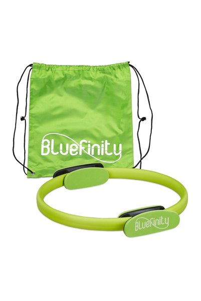 Relaxdays Inel de Pilates Bluefinity Green, verde, 5,5 x 37 x 40 cm