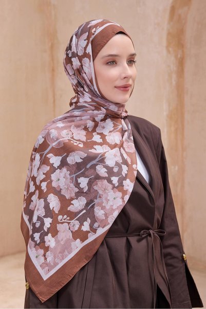 Belli Fresh Floral Pattern Tile Tela Shawl 4 - 10