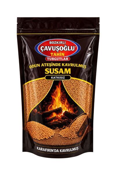 Bozkırlı Çavuşoğlu Odun Ateşinde Kavrulmuş Sarı Simitlik Susam 500g
