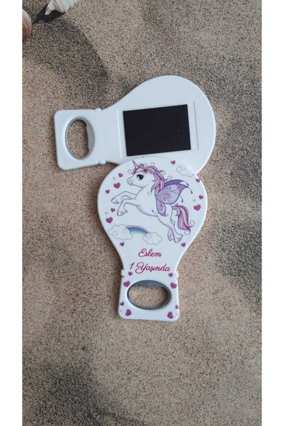 Mira Baskı 20 Adet Unicorn Model 1 yaş Hediye balon açacak Magnet