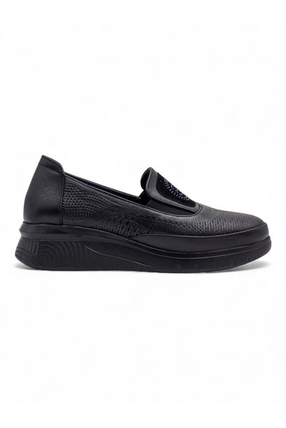 Voyager 9779 Patterned Women's Genuine Leather Comfort Shoes