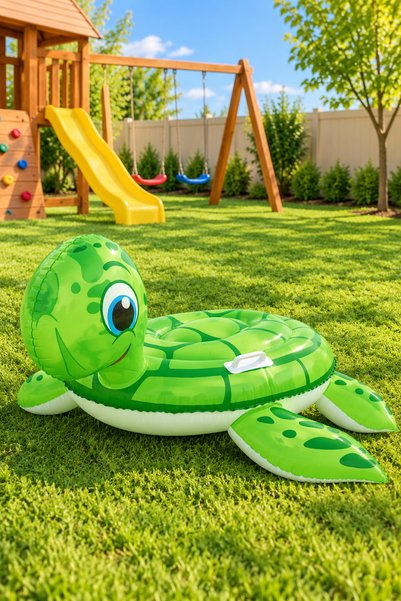 BESTWAY Turtle Rider Boat with Handle - Children's Inflatable Turtle - Sea Ri...