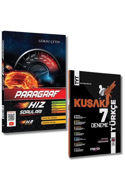 Fix Yayınları Hız Ve Renk Yayın Paragraf Hız Soru Bankası ve Paragraf Dil Bil...
