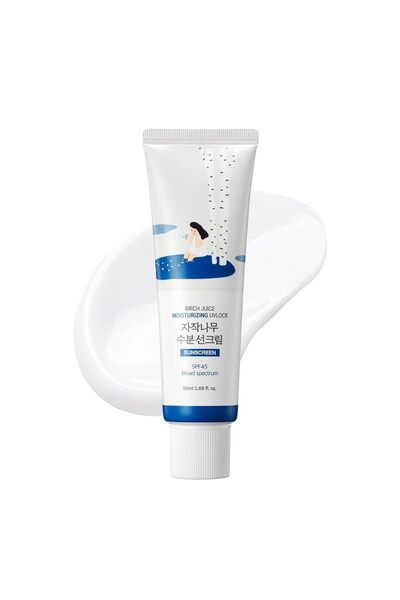 Round Lab Moisturizing Sun Protection Cream Birch Juice Moisturizing Sunscree...