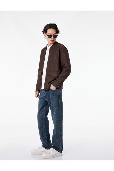 Koton Normal Cotton Straight Fit Jean Trousers - Mark Jean