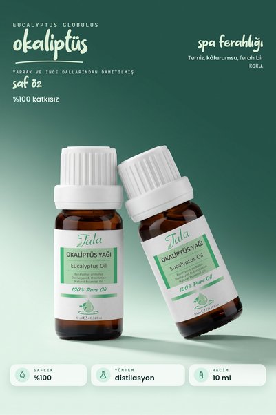 Tala Okaliptus Uçucu Yağı %100 Saf Ve Doğal 10 Ml