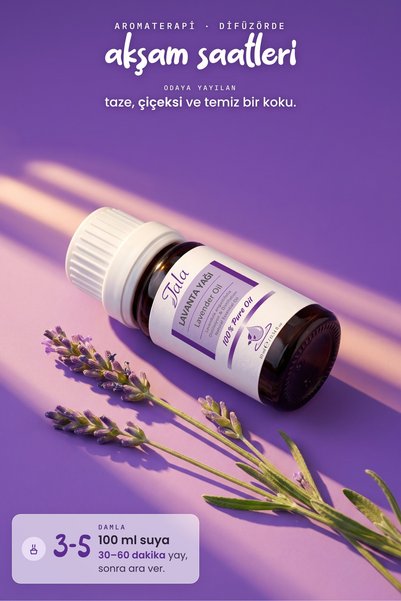 Tala Lavanta Uçucu Yağı %100 Saf ve Doğal 10 Ml