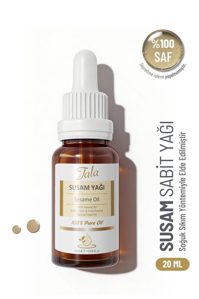 Tala Susam Yağı %100 Saf Ve Doğal Soğuk Sıkım 20 Ml