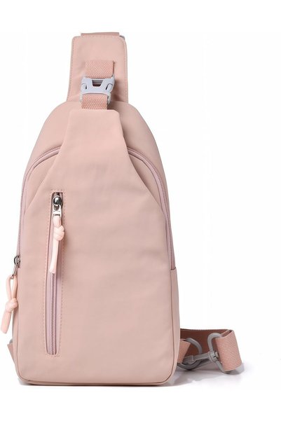 Generic Chest Sling Bag for Men Women | Large Capacity Multi-Compartment Cros...