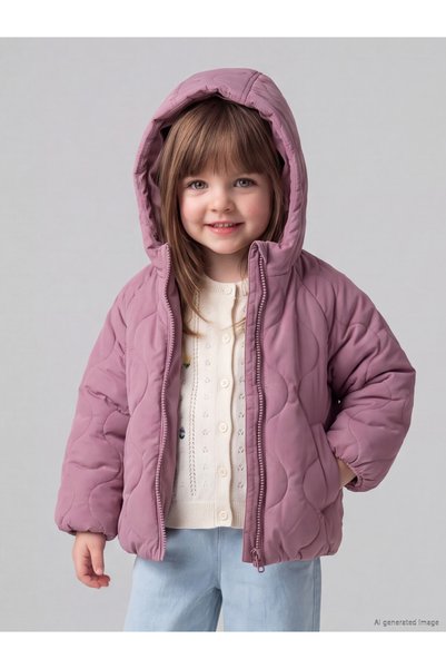 LC Waikiki Trendy Picks from Kübra Butik: Quilted Hooded Baby Girl Jacket