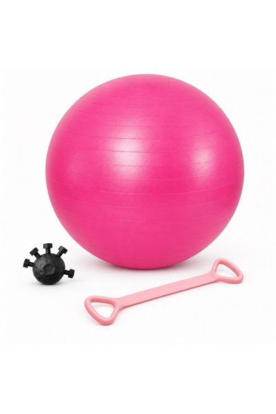 Busstier Setul Atlas Ritmi Eagle Claw, bandă de rezistență și minge de Pilates