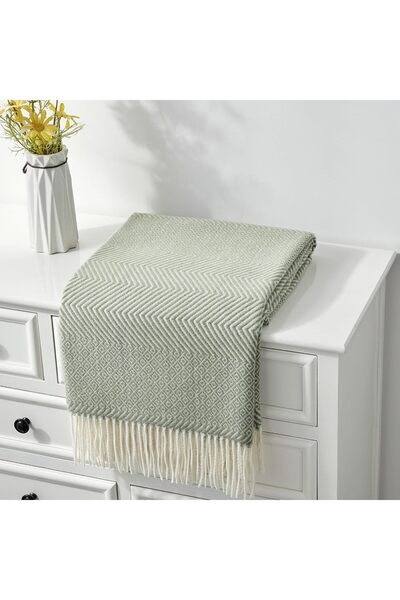 Generic 127x152cm Farmhouse Breathable Soft and Warm Classic Throw Blanket fo...