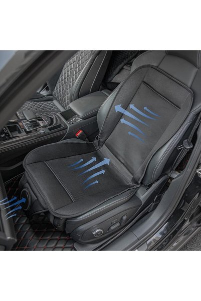 Generic Cooling Car Seat Cushion - Black 12V Automotive Adjustable Temperatur...