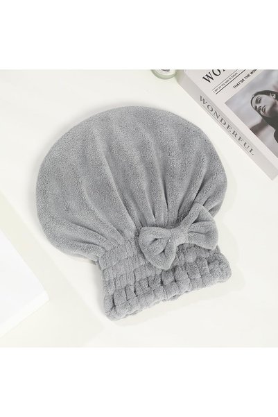 Generic Hair Hat , made of Coral Fleece material , 25 cm x 30 cm Size, Light ...