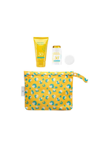 Germaine de Capuccini Set de genți cu imprimeu animal print pentru soare – Ti...