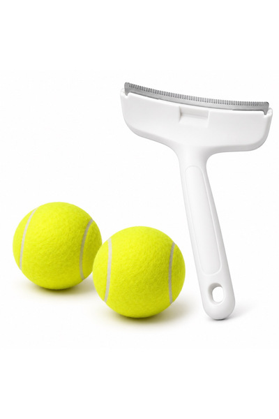 Busstier Paw Set – Dog Play Balls and Pet Brush Set