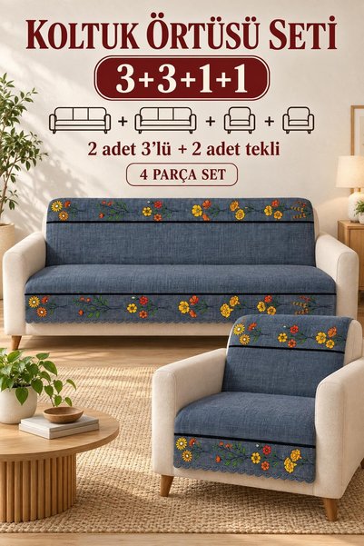 ALANUR Multipurpose Modern Bohemian Velvet Non-Slip Foam-Padded Sofa Cover, S...