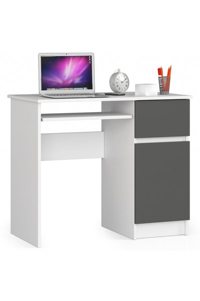 OEM Birou computer PIKSEL, cu sertar, dulap si raft pentru tastatura, dreapta...