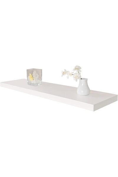 Generic 40cm & 60cm Floating Wall Shelves, Available in White, Black, Oak Eff...