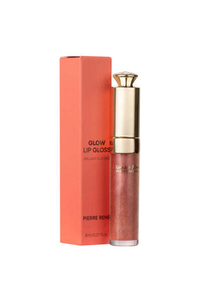 Pierre Rene Lip Gloss - Glow Lip Gloss Coral Kiss 8ml -