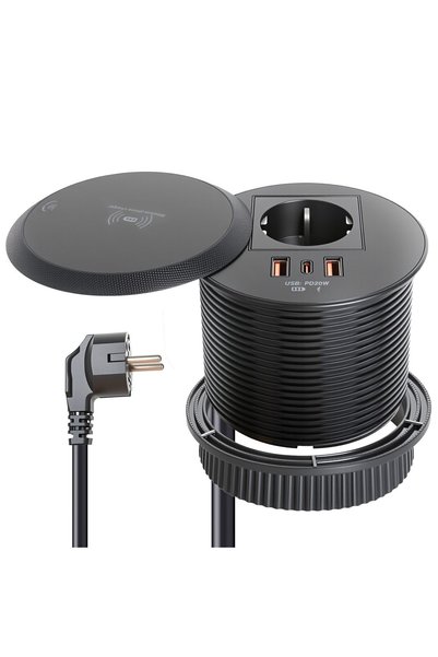 OEM Priză încastrabilă ProKAF® Premium, încărcare wireless QI ultra-rapidă, d...