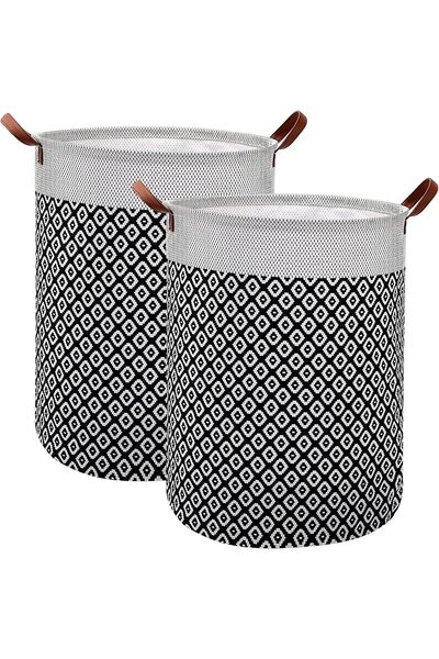 Generic 2 Pack Waterproof Laundry Baskets,72 L Foldable Large Laundry Basket,...