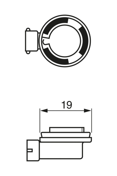 Bosch BEC 12 V H11 55 W PURE LIGHT
