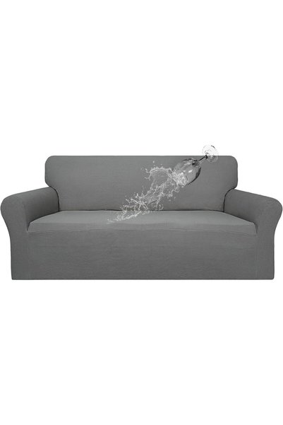 Generic Couch Cover, Sofa Stretch Jacquard Slipcover, Leakproof Furniture Pro...