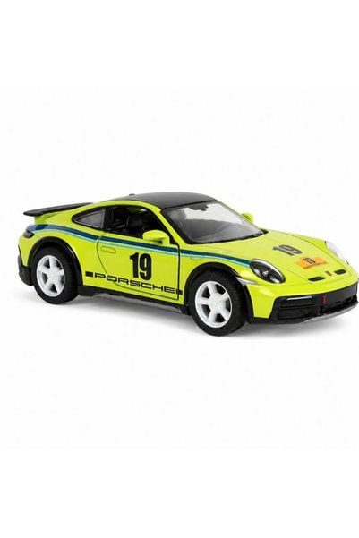 Kinsmart Macheta Metalica Porsche 911 Cu Design De Raliu, Masinuta Sport Cu M...