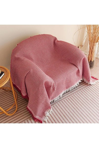 Generic Cotton Sofa Cover for Single Seater Couch Chair,غطاء كنب Single, 180x...