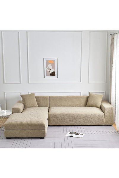 Generic Sofa Cover,Thickened Knitted Jacquard Sofa Slipcover，Anti-Slip Furnit...