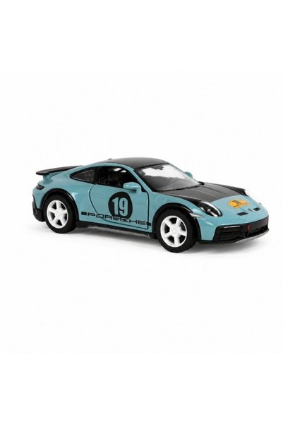 Kinsmart Macheta Metalica Porsche 911 Cu Design De Raliu, Masinuta Sport Cu M...