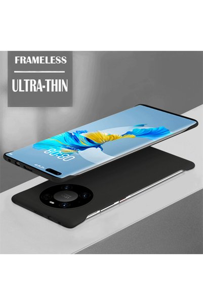 Choice Mate 50 Pro Black Solid Candy Color Frameless Hard PC Back Cover Case ...