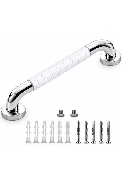 Whimlets Bathroom support handle for bathtub and shower, 30 cm, support bar f...