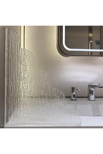 Generic 2 Pack Large Shower Splash Guard, 9.1 x 11.5 Inch Waterproof Acrylic ...